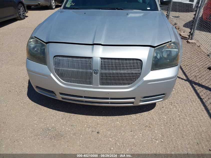 2005 Dodge Magnum Se VIN: 2D4FV48T45H605825 Lot: 40210088