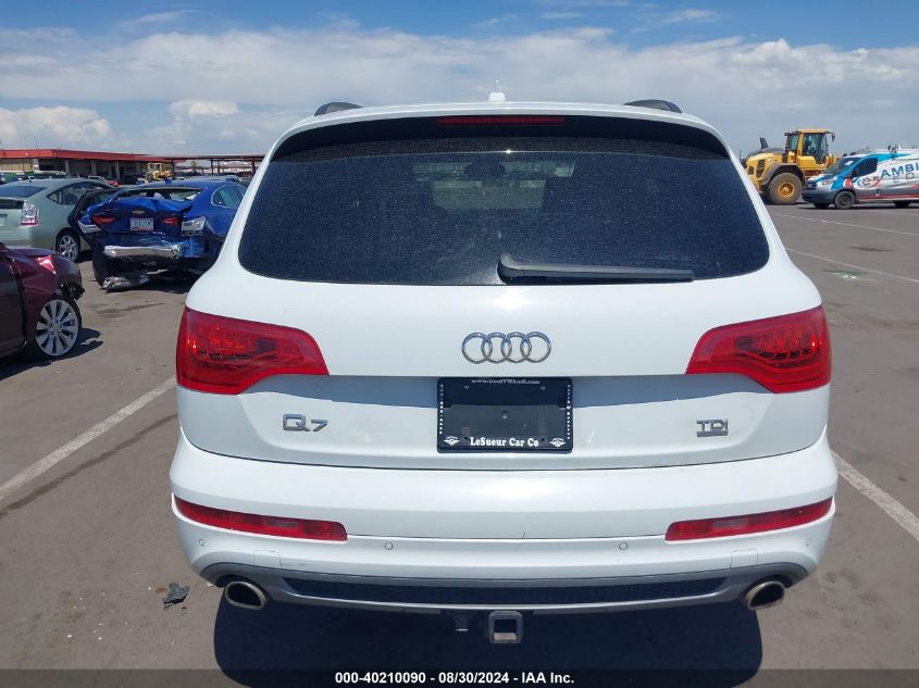 2014 Audi Q7 3.0 Tdi Premium VIN: WA1WMAFE7ED016858 Lot: 40210090