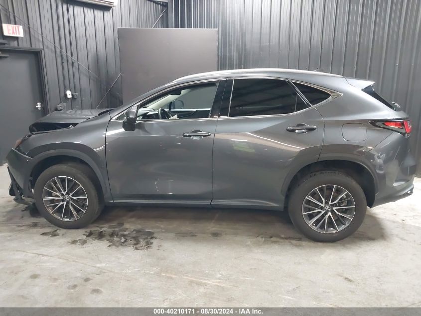 2022 Lexus Nx 350 VIN: 2T2AGCEZ8NC011345 Lot: 40210171