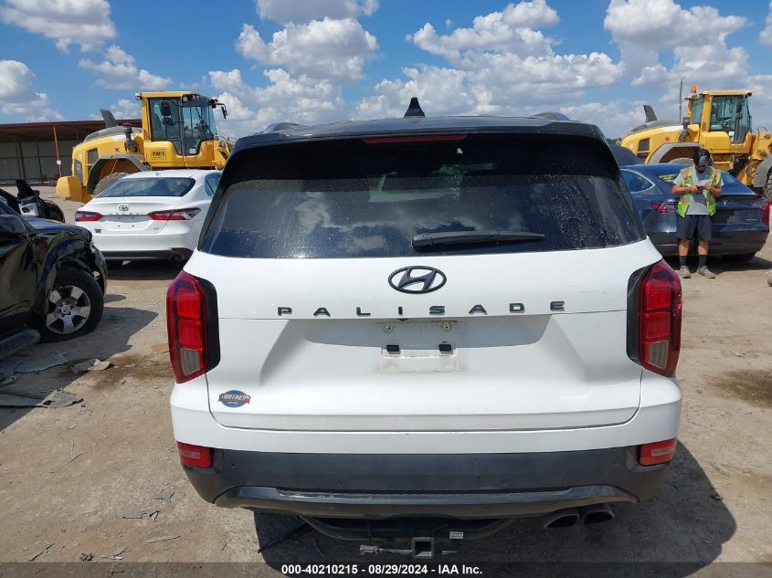 2022 Hyundai Palisade Sel VIN: KM8R44HE8NU348742 Lot: 40210215