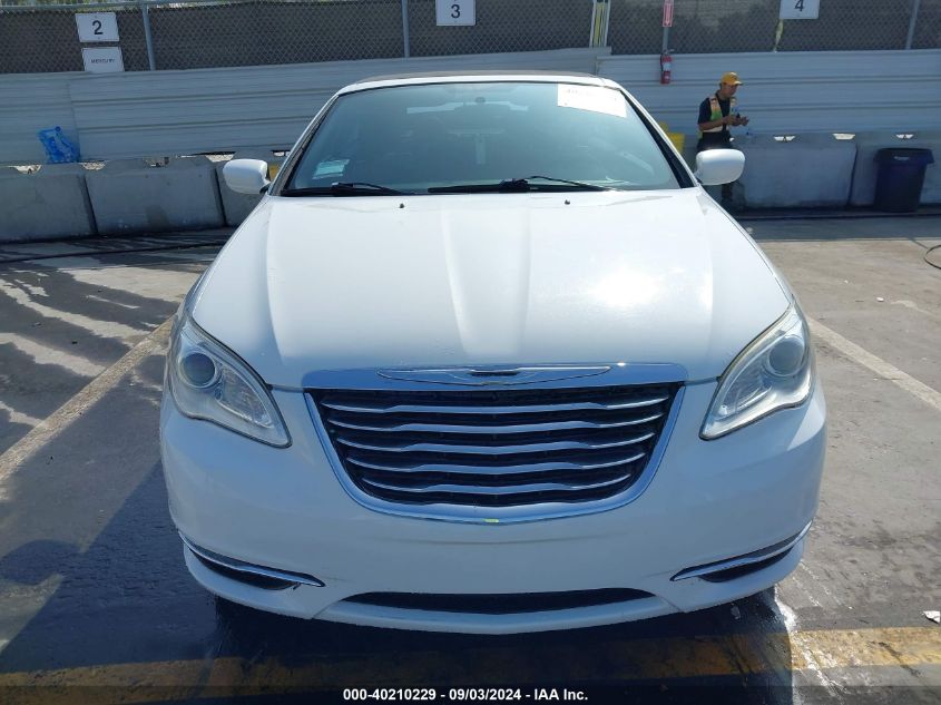 2012 Chrysler 200 Touring VIN: 1C3BCBEB9CN229665 Lot: 40210229