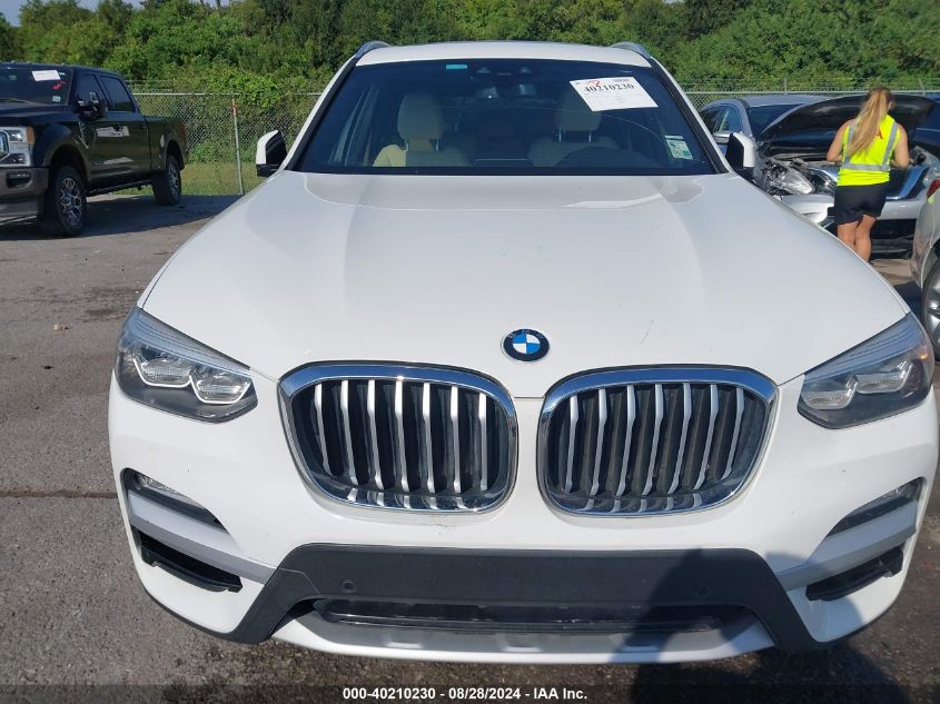 2019 BMW X3 SDRIVE30I - 5UXTR7C58KLR45085