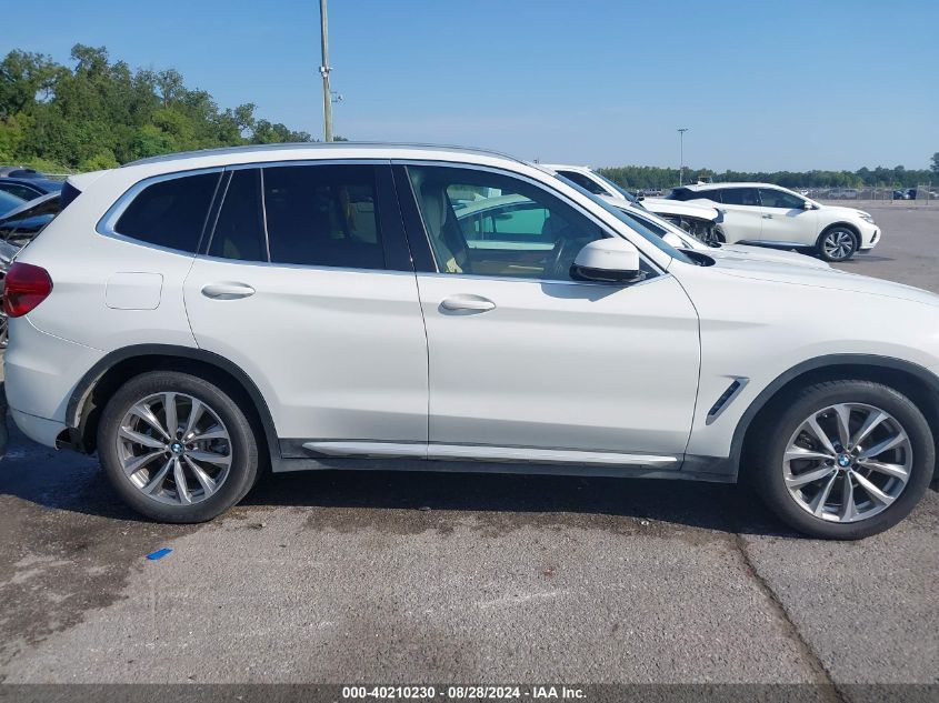 5UXTR7C58KLR45085 2019 BMW X3 Sdrive30I