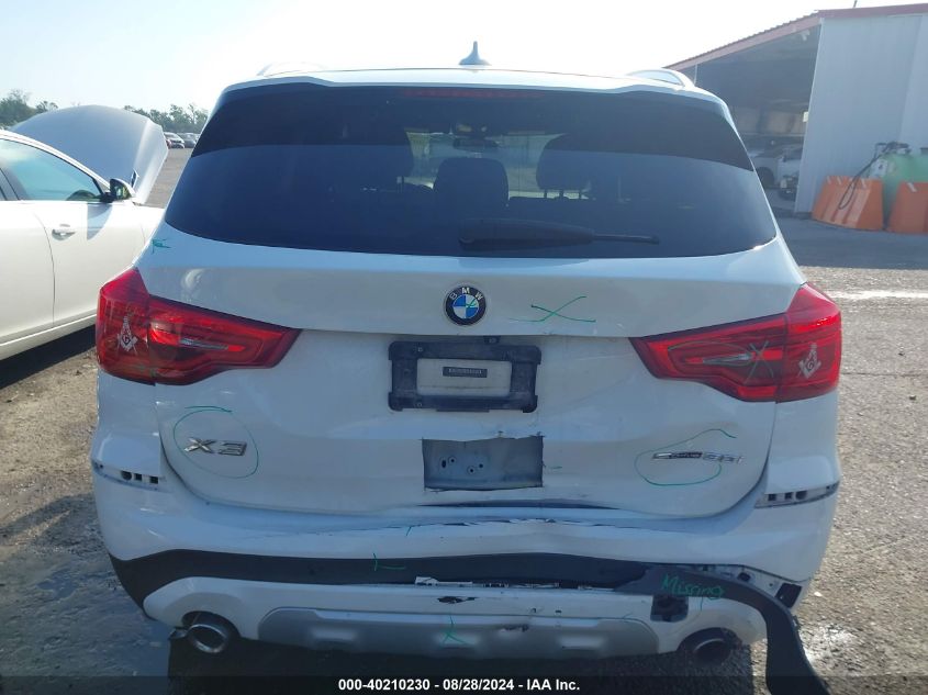 5UXTR7C58KLR45085 2019 BMW X3 Sdrive30I