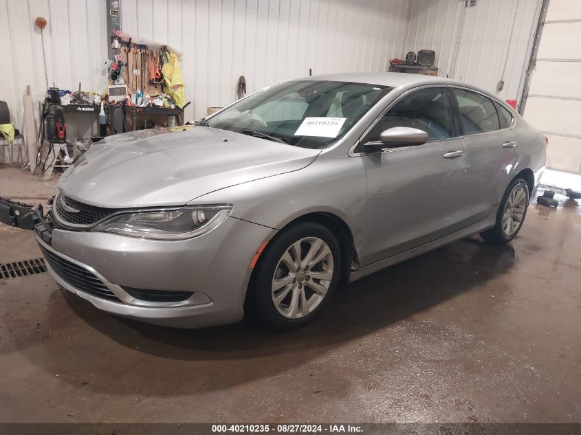 2015 Chrysler 200 Limited VIN: 1C3CCCAB5FN616430 Lot: 40210235