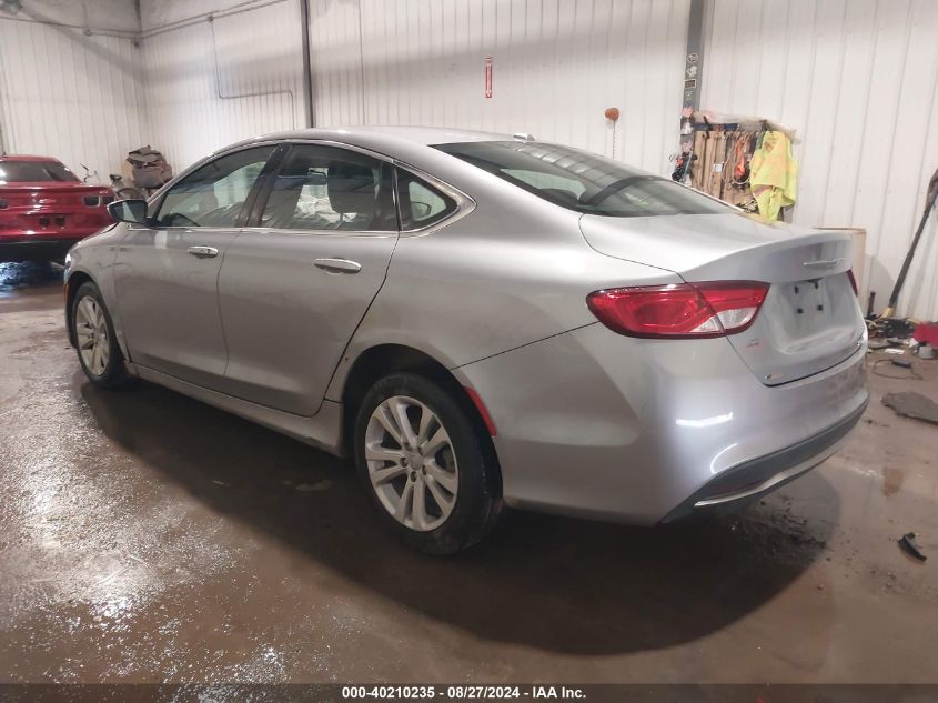 2015 Chrysler 200 Limited VIN: 1C3CCCAB5FN616430 Lot: 40210235