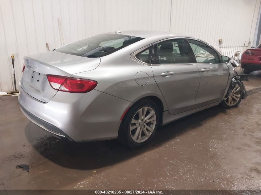 2015 Chrysler 200 Limited VIN: 1C3CCCAB5FN616430 Lot: 40210235