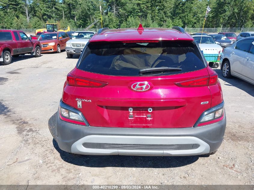 2023 Hyundai Kona Sel VIN: KM8K6CAB7PU012234 Lot: 40210299