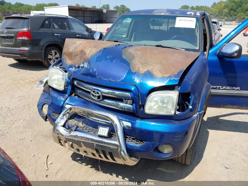 2006 Toyota Tundra Sr5 V8 VIN: 5TBBT44116S485998 Lot: 40210306