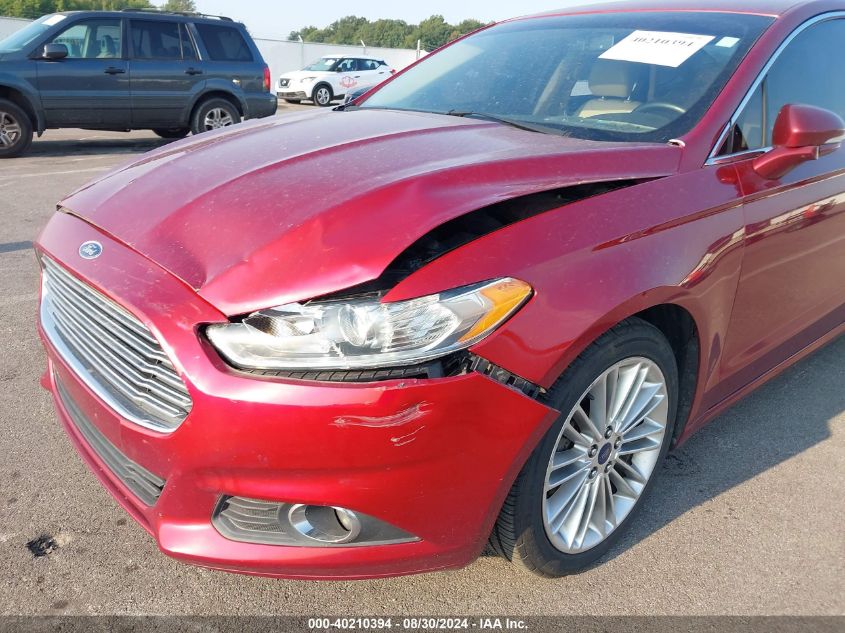 2014 Ford Fusion Se VIN: 3FA6P0H94ER340743 Lot: 40210394