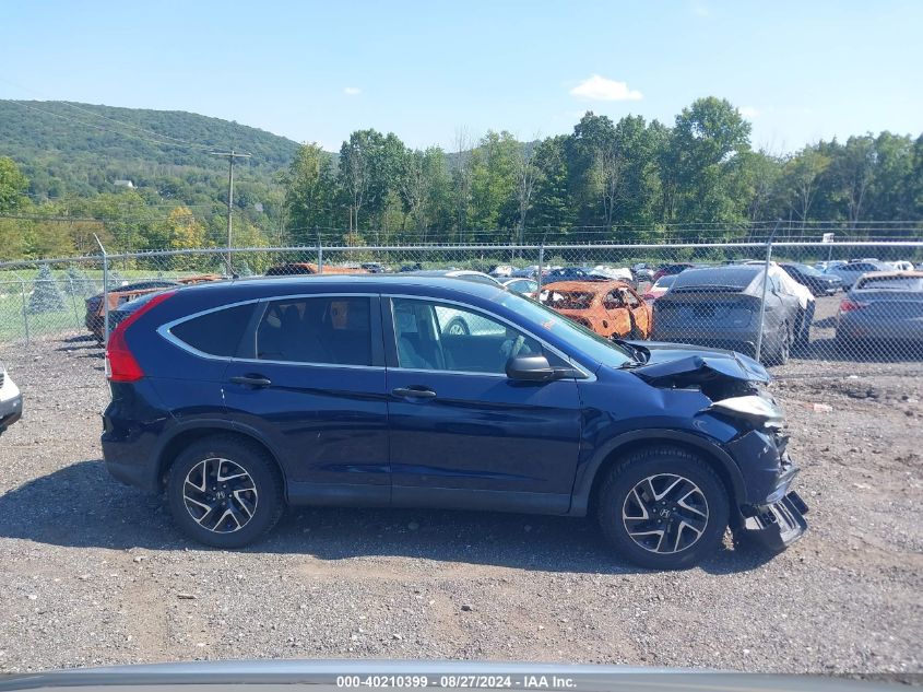 2016 Honda Cr-V Se VIN: 2HKRM4H46GH632234 Lot: 40210399