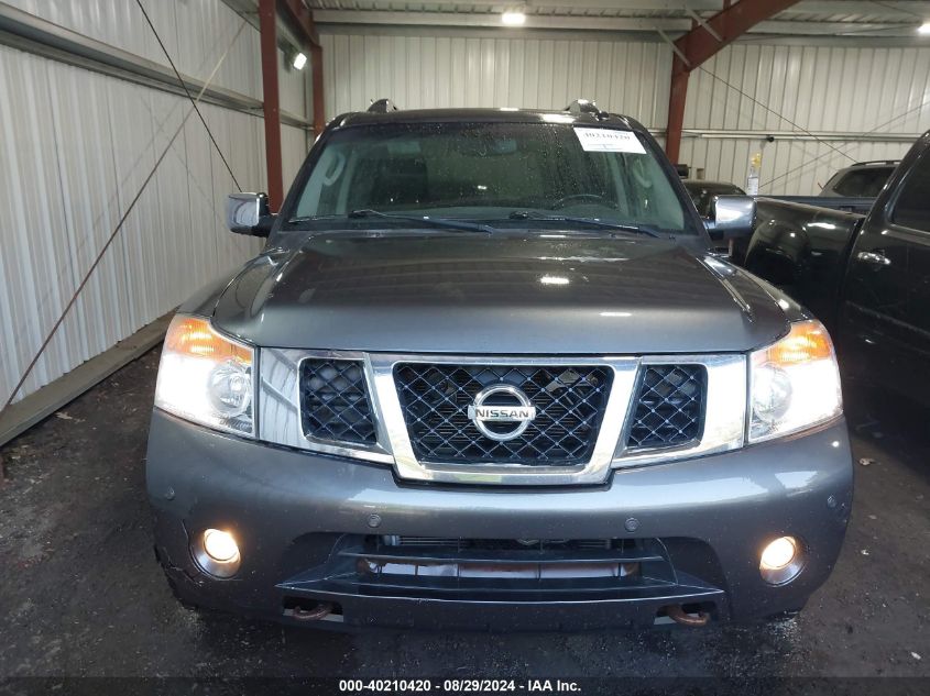 2011 Nissan Armada Platinum VIN: 5N1AA0NE6BN606622 Lot: 40210420