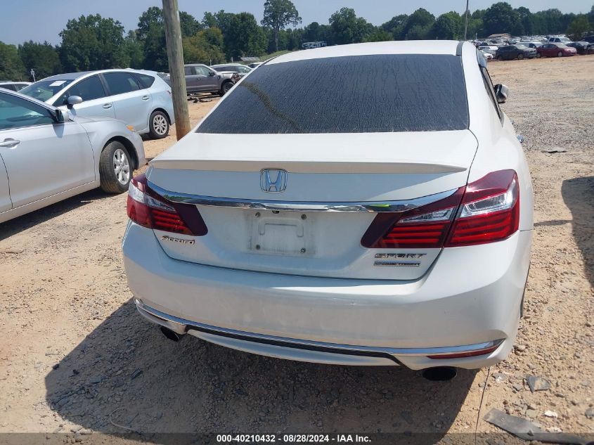 2017 Honda Accord Sport Se VIN: 1HGCR2F11HA142153 Lot: 40210432