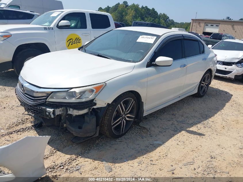 1HGCR2F11HA142153 2017 HONDA ACCORD - Image 2