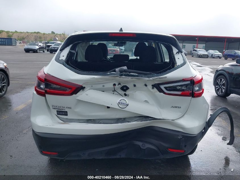 2022 Nissan Rogue Sport S Awd Xtronic Cvt VIN: JN1BJ1AW5NW476993 Lot: 40210460