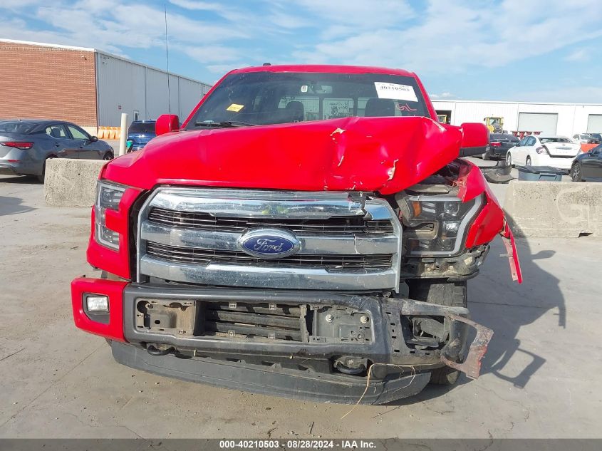 2015 Ford F-150 Lariat VIN: 1FTEW1EP8FKE84755 Lot: 40210503