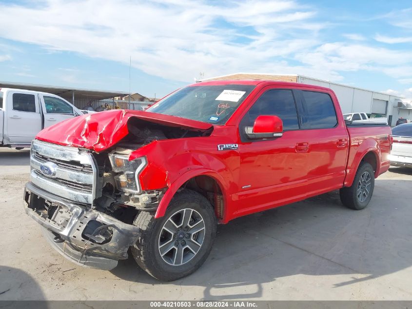 2015 Ford F-150 Lariat VIN: 1FTEW1EP8FKE84755 Lot: 40210503