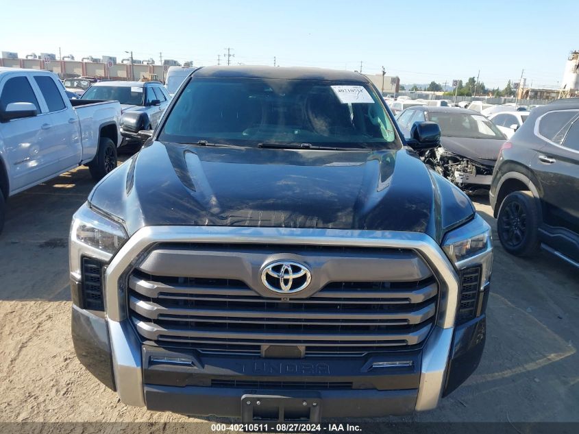 2022 Toyota Tundra Limited VIN: 5TFJA5ABXNX006191 Lot: 40210511