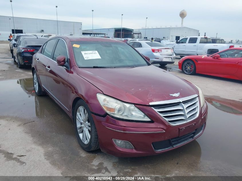 2011 Hyundai Genesis 4.6 VIN: KMHGC4DF6BU141609 Lot: 40210543