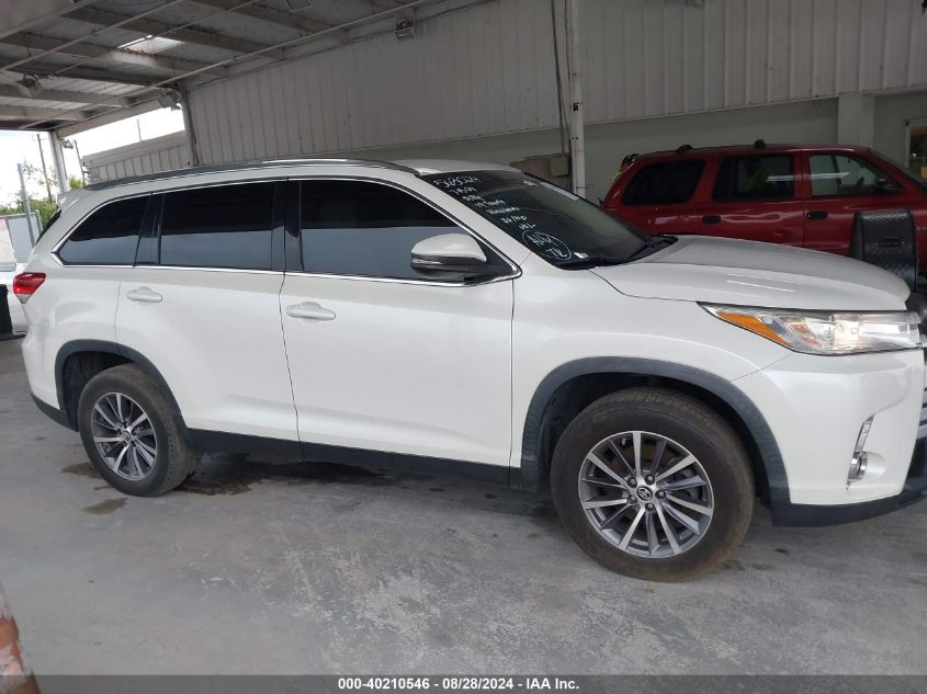 2019 Toyota Highlander Xle VIN: 5TDKZRFHXKS563024 Lot: 40210546