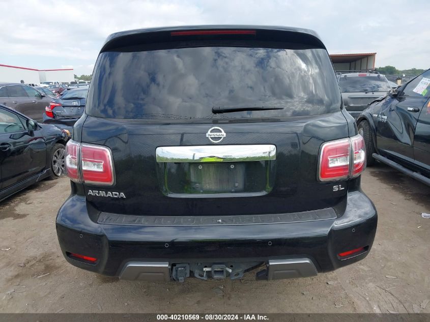 2019 Nissan Armada Sl VIN: JN8AY2ND9K9088621 Lot: 40210569