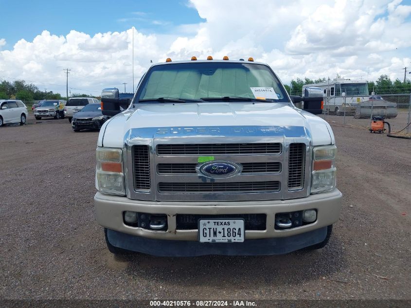 2010 Ford F-350 King Ranch VIN: 1FTWW3DRXAEA92550 Lot: 40210576