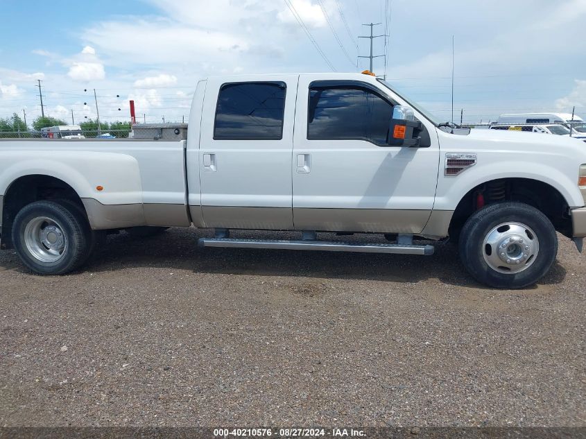 2010 Ford F-350 King Ranch VIN: 1FTWW3DRXAEA92550 Lot: 40210576