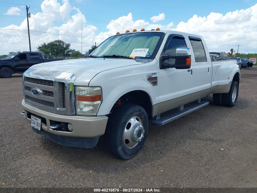 2010 Ford F-350 King Ranch VIN: 1FTWW3DRXAEA92550 Lot: 40210576