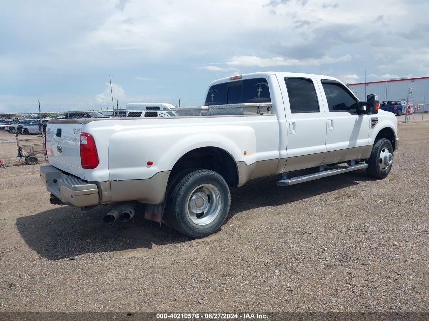 2010 Ford F-350 King Ranch VIN: 1FTWW3DRXAEA92550 Lot: 40210576