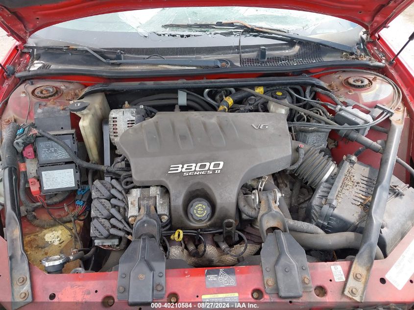 2002 Chevrolet Monte Carlo Ss VIN: 2G1WX15K229329600 Lot: 40210584