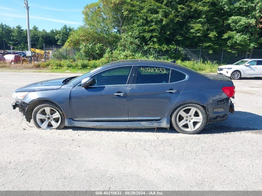 2014 Kia Cadenza Premium VIN: KNALN4D7XE5124457 Lot: 40210632