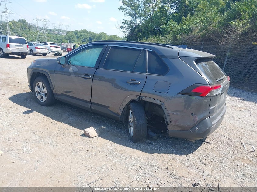 VIN 2T3P1RFV5KW011125 2019 TOYOTA RAV4 XLE