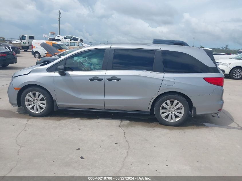 2021 Honda Odyssey Lx VIN: 5FNRL6H20MB043753 Lot: 40210708