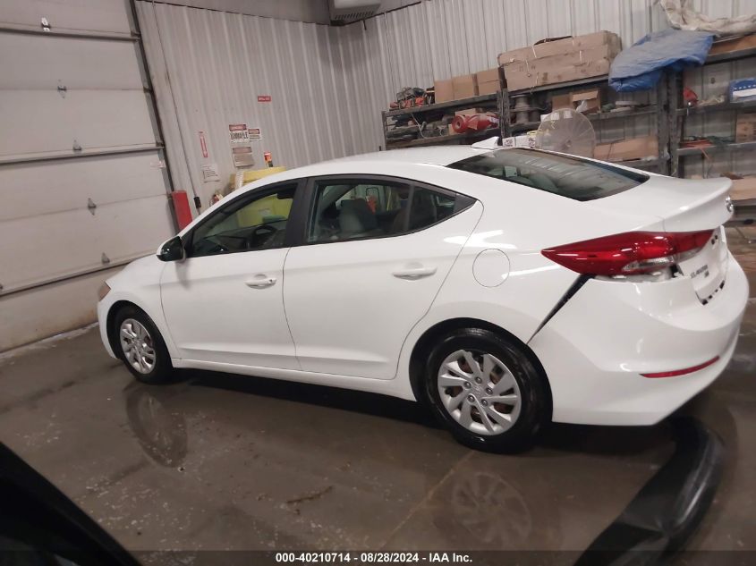 2017 HYUNDAI ELANTRA SE - 5NPD74LF9HH208610