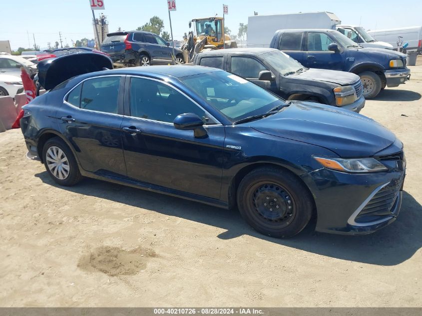 2021 Toyota Camry Le Hybrid VIN: 4T1C31AK5MU552226 Lot: 40210726