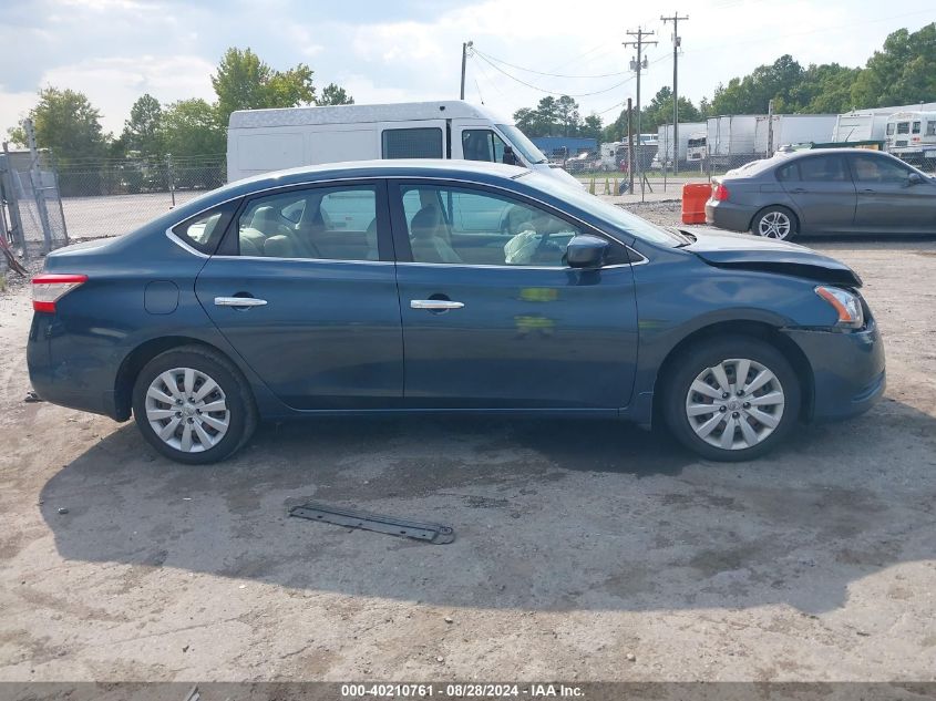 2014 Nissan Sentra Sv VIN: 3N1AB7AP2EY271273 Lot: 40210761