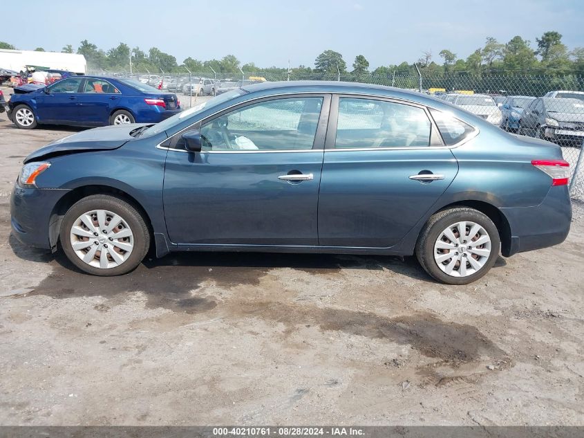 2014 Nissan Sentra Sv VIN: 3N1AB7AP2EY271273 Lot: 40210761