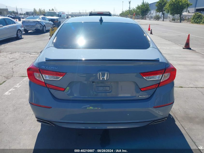 2021 Honda Accord Sport 2.0T VIN: 1HGCV2F33MA021616 Lot: 40210887