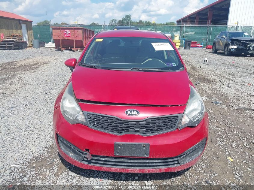 2015 Kia Rio Lx VIN: KNADM4A30F6529425 Lot: 40210891