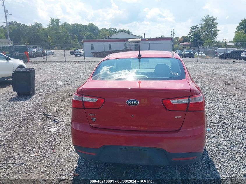 2015 Kia Rio Lx VIN: KNADM4A30F6529425 Lot: 40210891