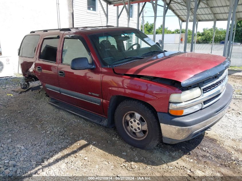 2002 Chevrolet Tahoe Ls VIN: 1GNEK13Z52J235725 Lot: 40210914