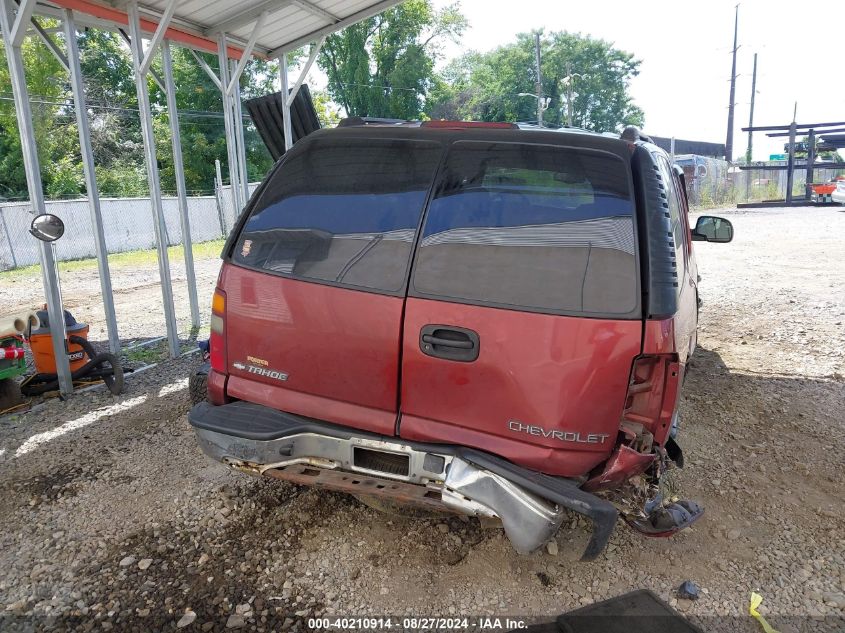 2002 Chevrolet Tahoe Ls VIN: 1GNEK13Z52J235725 Lot: 40210914