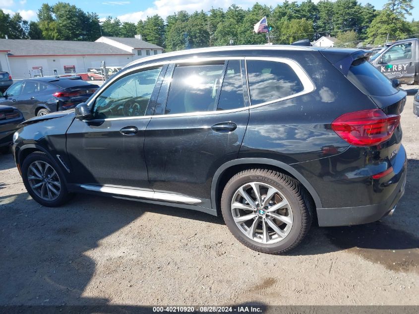 2019 BMW X3 xDrive30I VIN: 5UXTR9C59KLP86301 Lot: 40210920