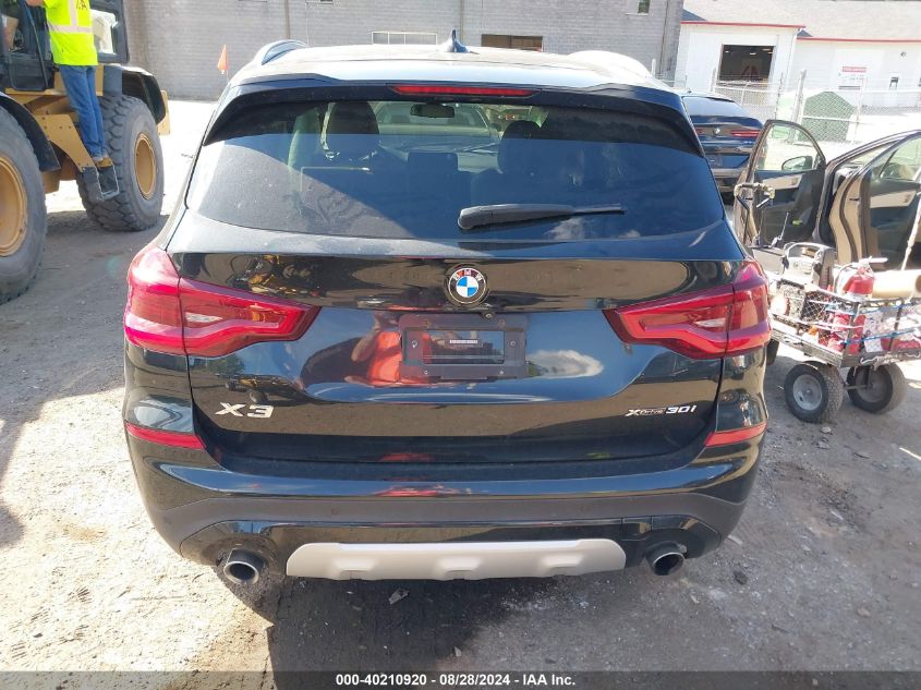 2019 BMW X3 XDRIVE30I - 5UXTR9C59KLP86301