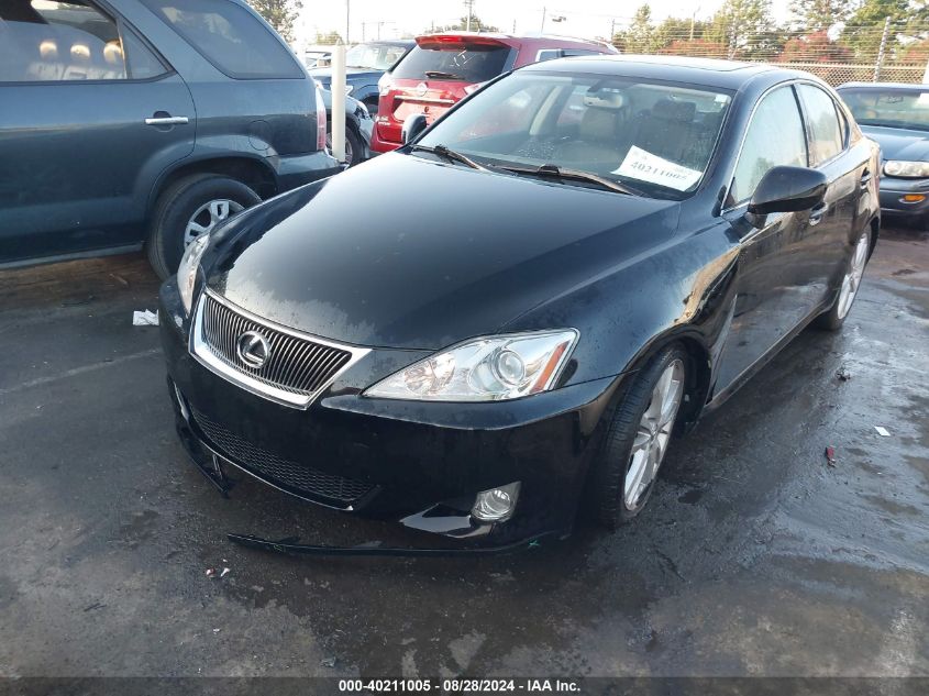 2006 Lexus Is 250 VIN: JTHBK262662020580 Lot: 40211005