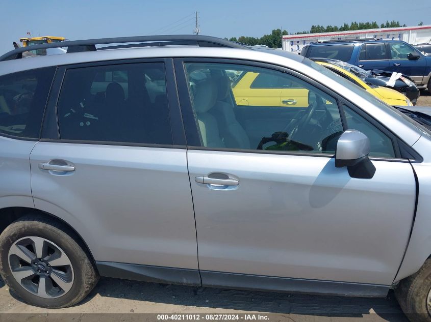 2017 Subaru Forester 2.5I Premium VIN: JF2SJAEC4HH595643 Lot: 40211012