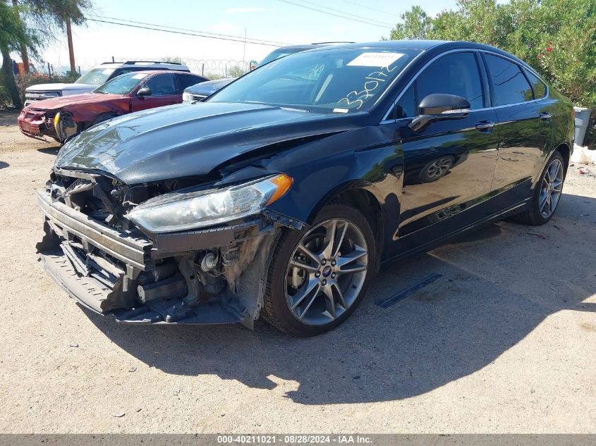 2014 FORD FUSION TITANIUM - 3FA6P0K92ER330172