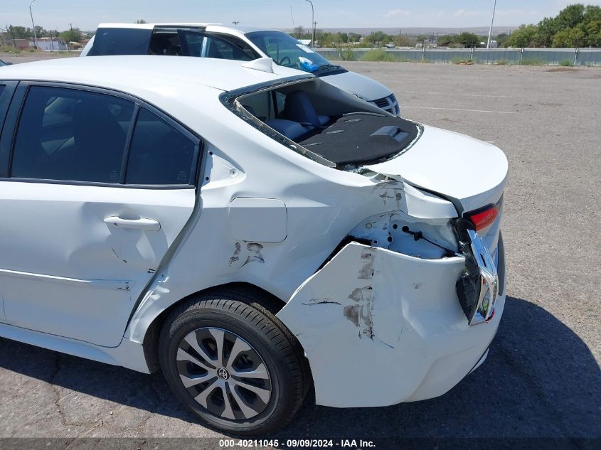 2021 Toyota Corolla Hybrid Le VIN: JTDEAMDE9MJ005245 Lot: 40211045