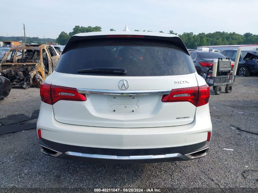 2017 Acura Mdx Technology Package VIN: 5FRYD4H57HB039985 Lot: 40211047