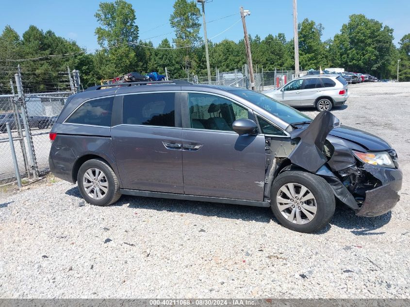 2015 Honda Odyssey Ex-L VIN: 5FNRL5H60FB095805 Lot: 40211068